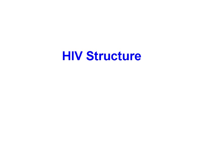 HIV Structure